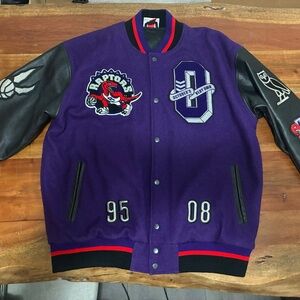 OVO Mitchell & Ness Toronto Raptors Varsity Jacket size large